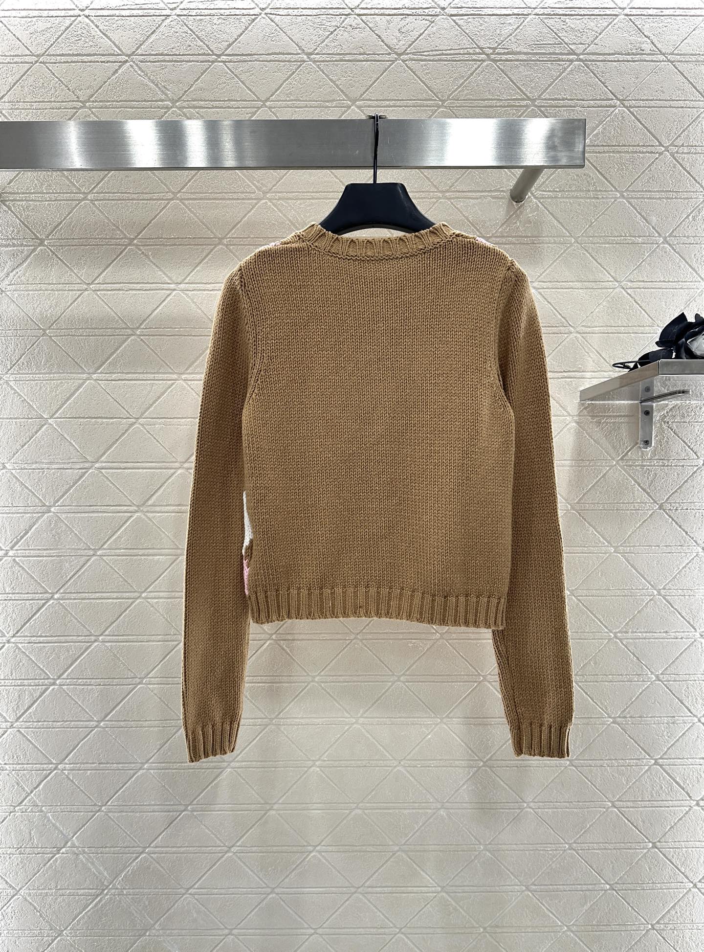 25fw new diamond jacquard knitted cardigan