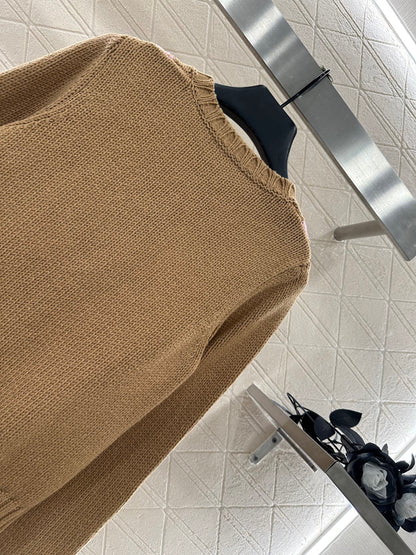 25fw new diamond jacquard knitted cardigan