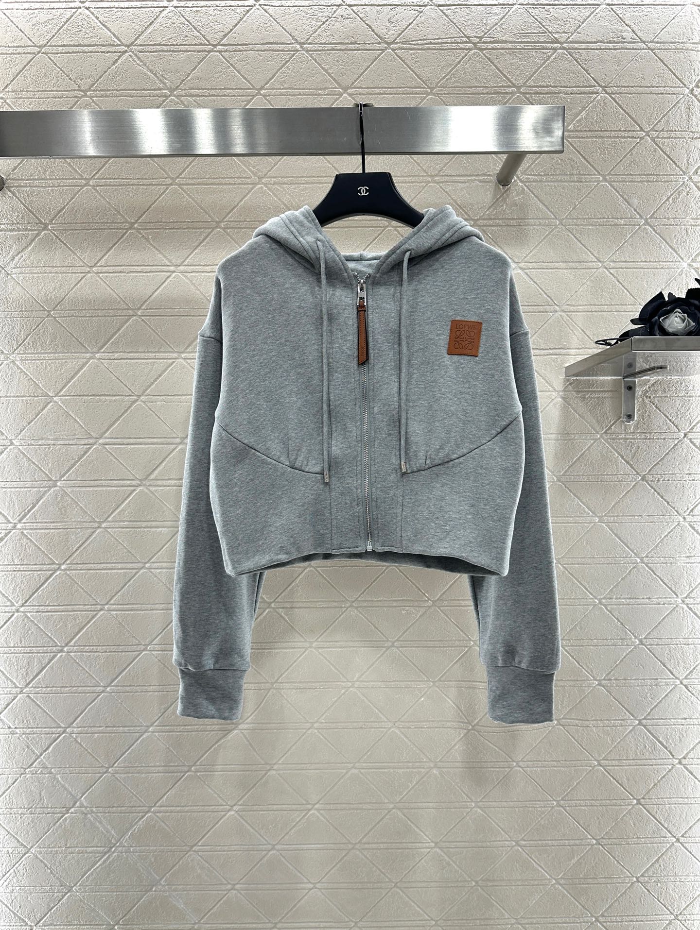 25Ffw new hooded jacket with trousers set