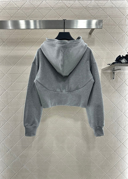 25Ffw new hooded jacket with trousers set