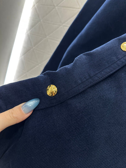 25fw new hooded drawstring cotton jacket