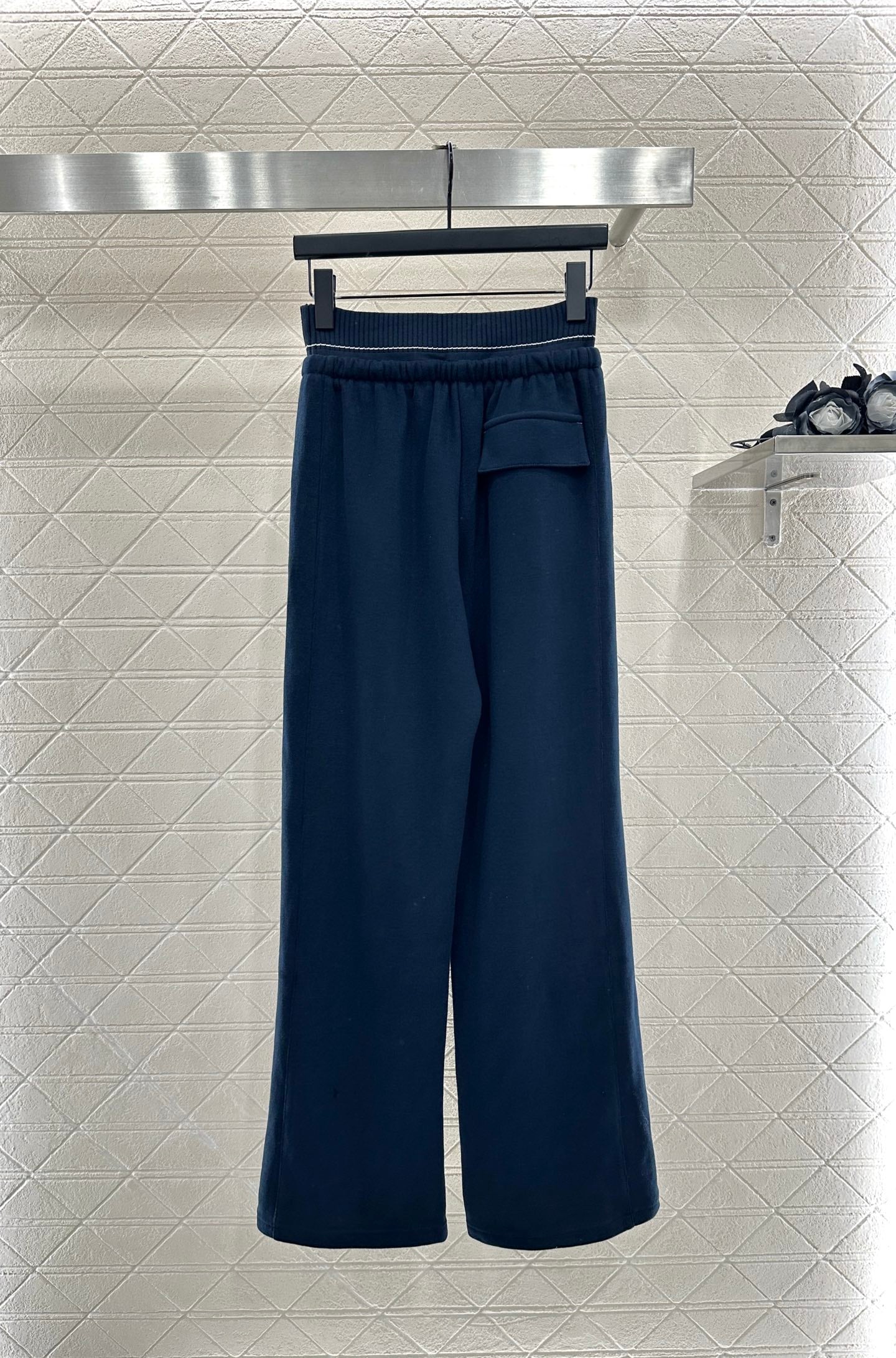 25fw new drawstring wide-leg trousers