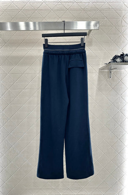 25fw new drawstring wide-leg trousers