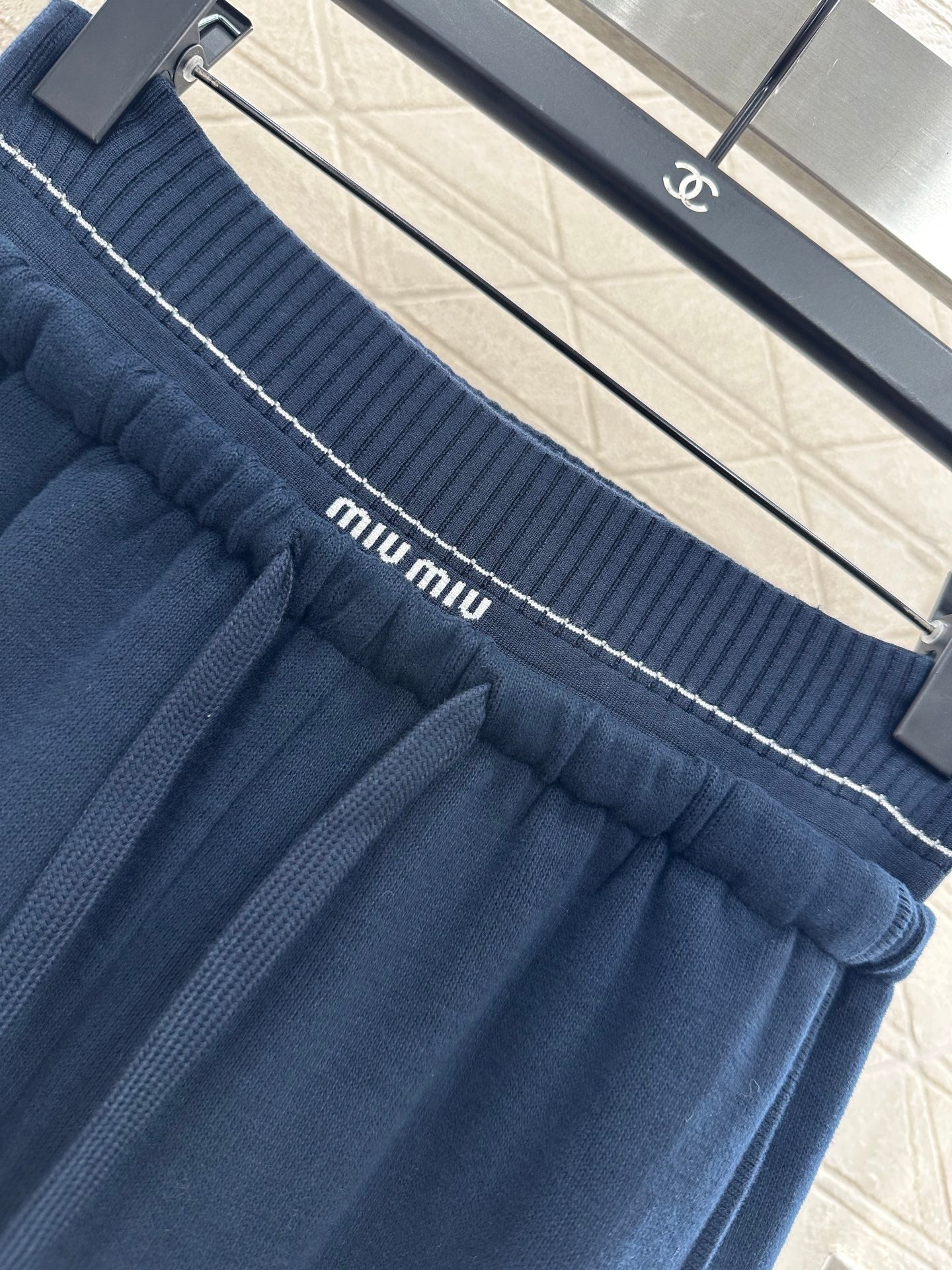 25fw new drawstring wide-leg trousers