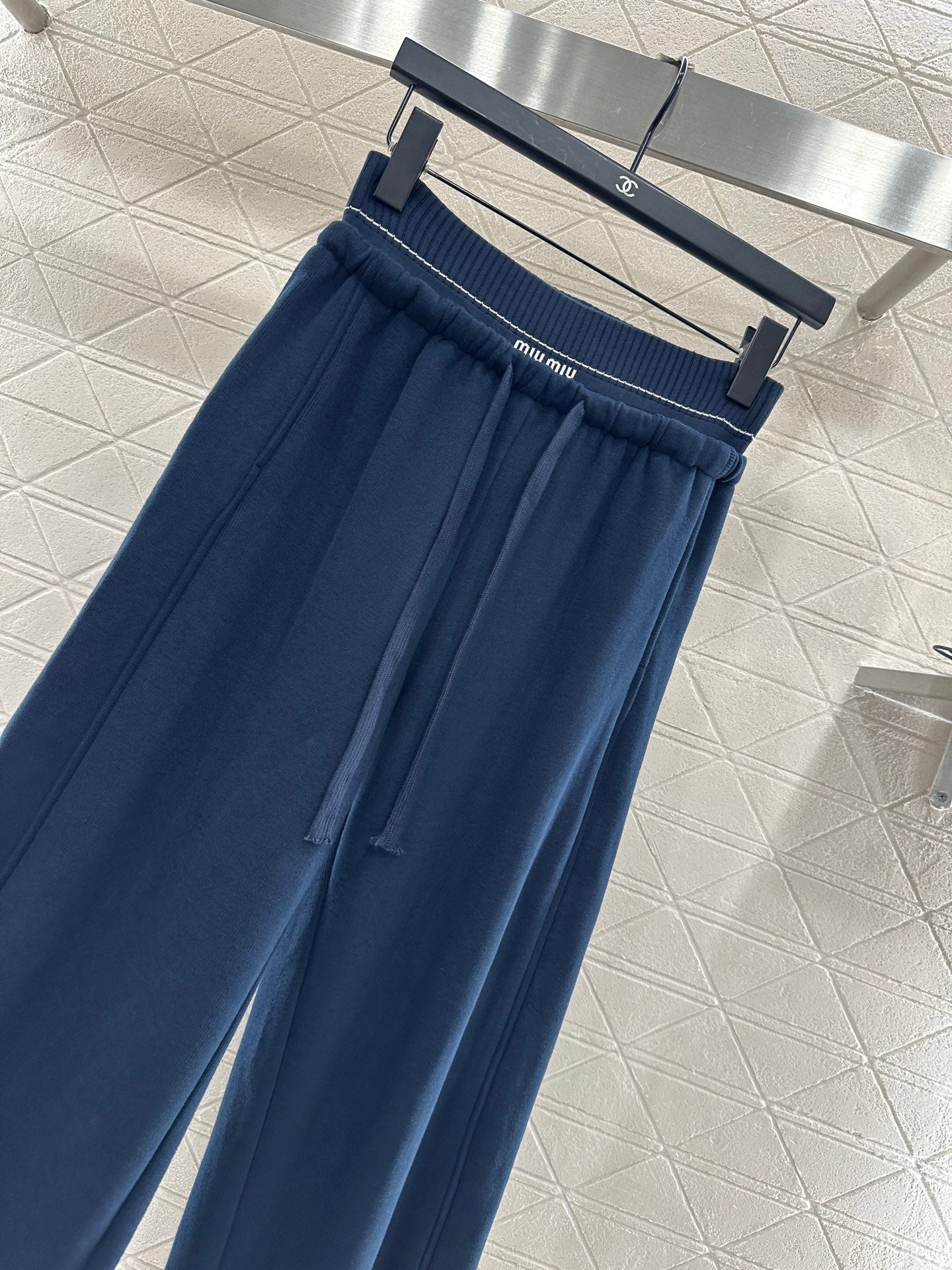 25fw new drawstring wide-leg trousers