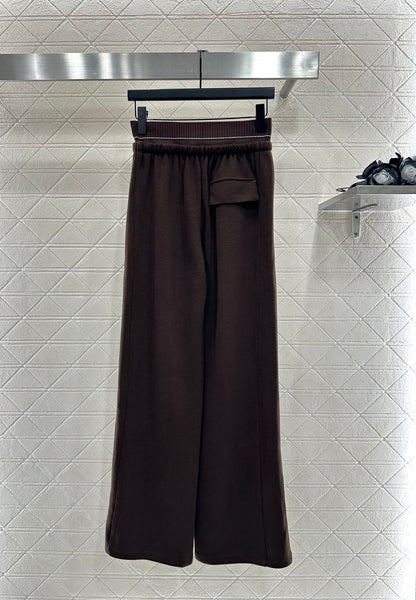 25fw new drawstring wide-leg trousers