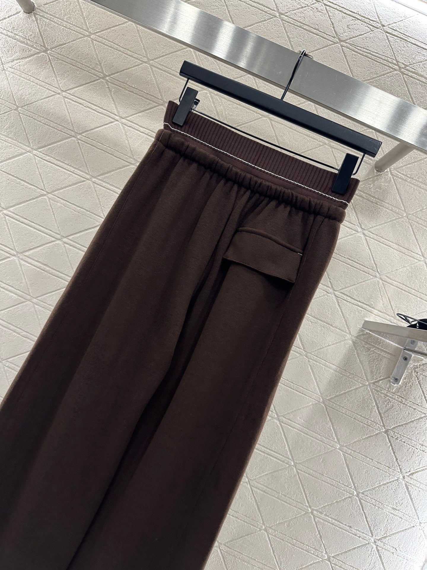 25fw new drawstring wide-leg trousers