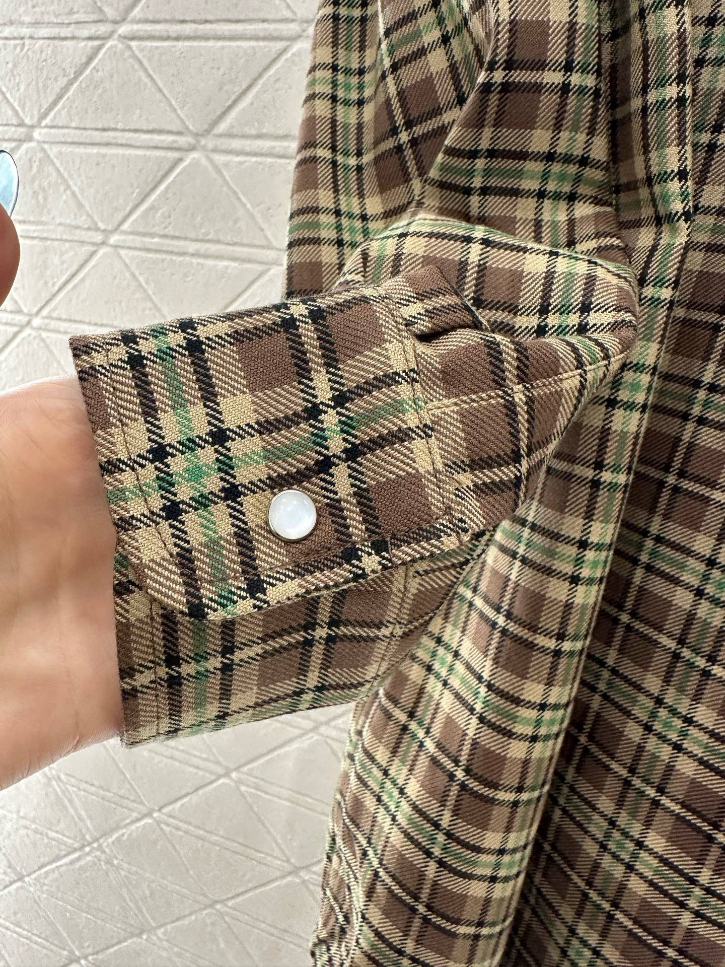 25fw new plaid shirt jacket with skirt suit