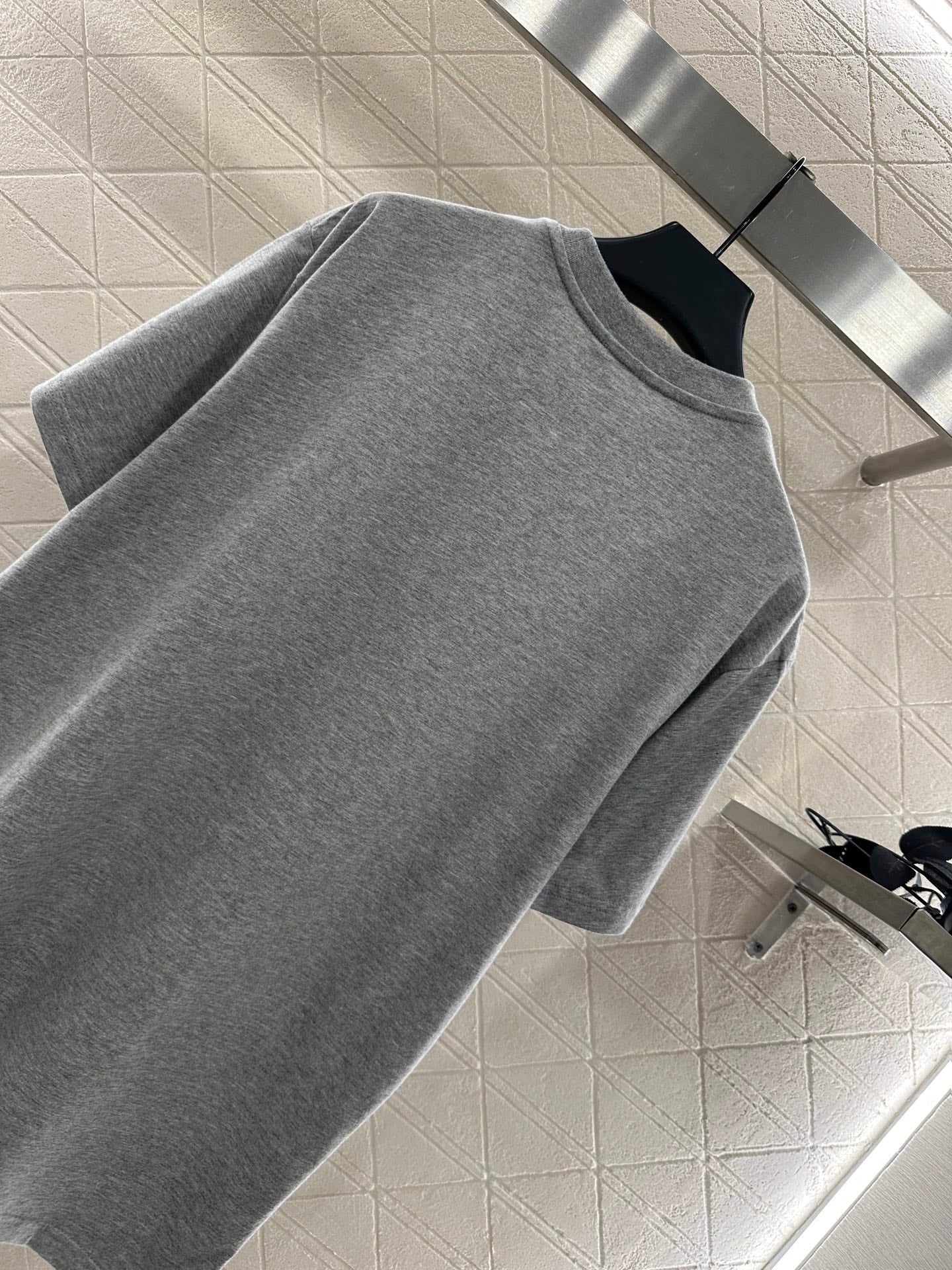 25fw new flocking printed T-shirt