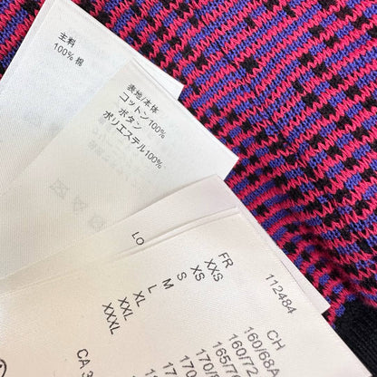 25fw new V-neck jacquard knitted cardigan