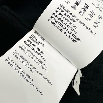 25fw new lapel stitching knitted long sleeves