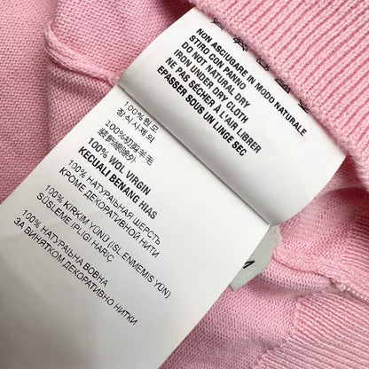 25fw new lapel stitching knitted long sleeves