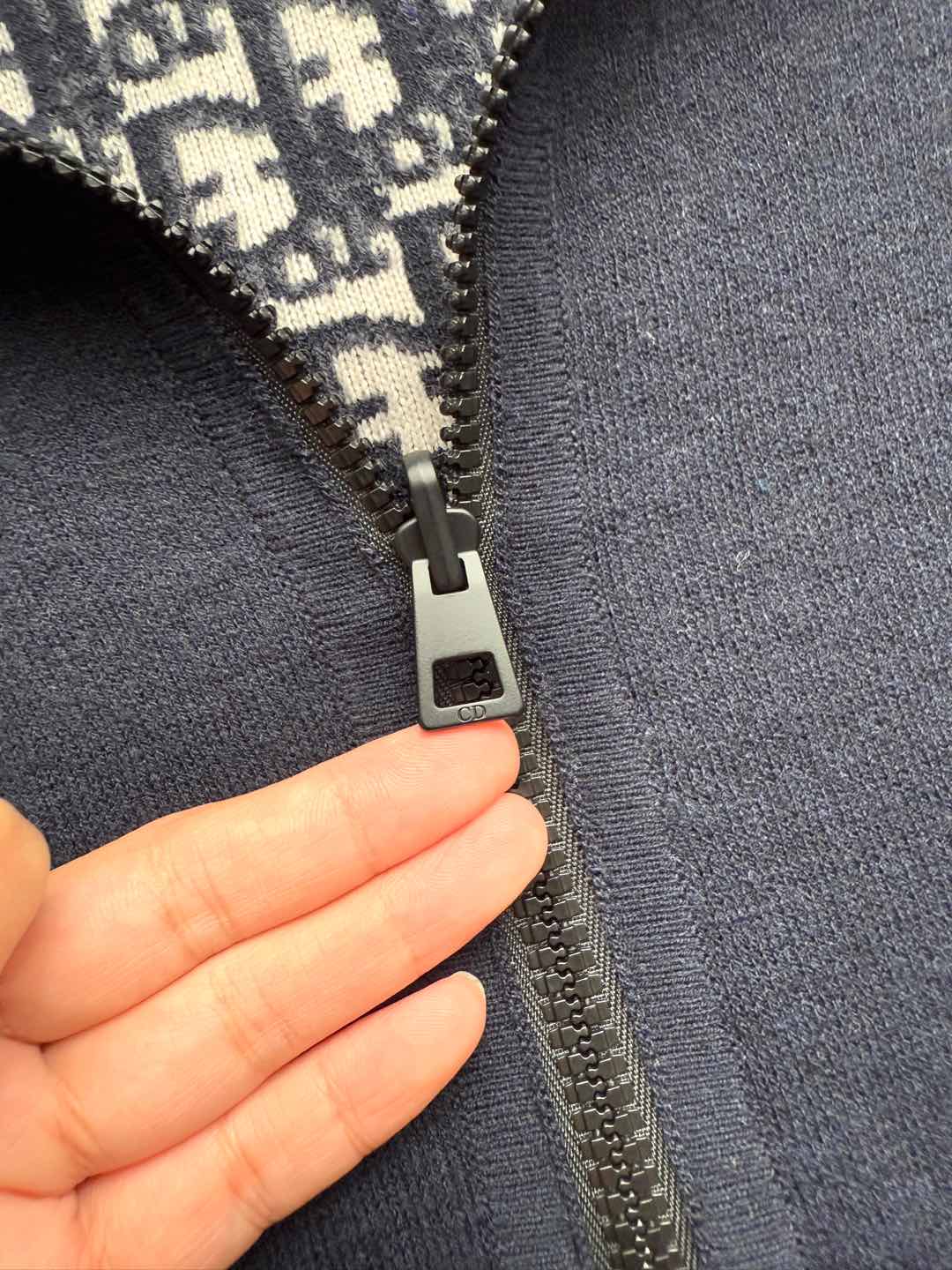 25fw double-faced cashmere knitted cardigan