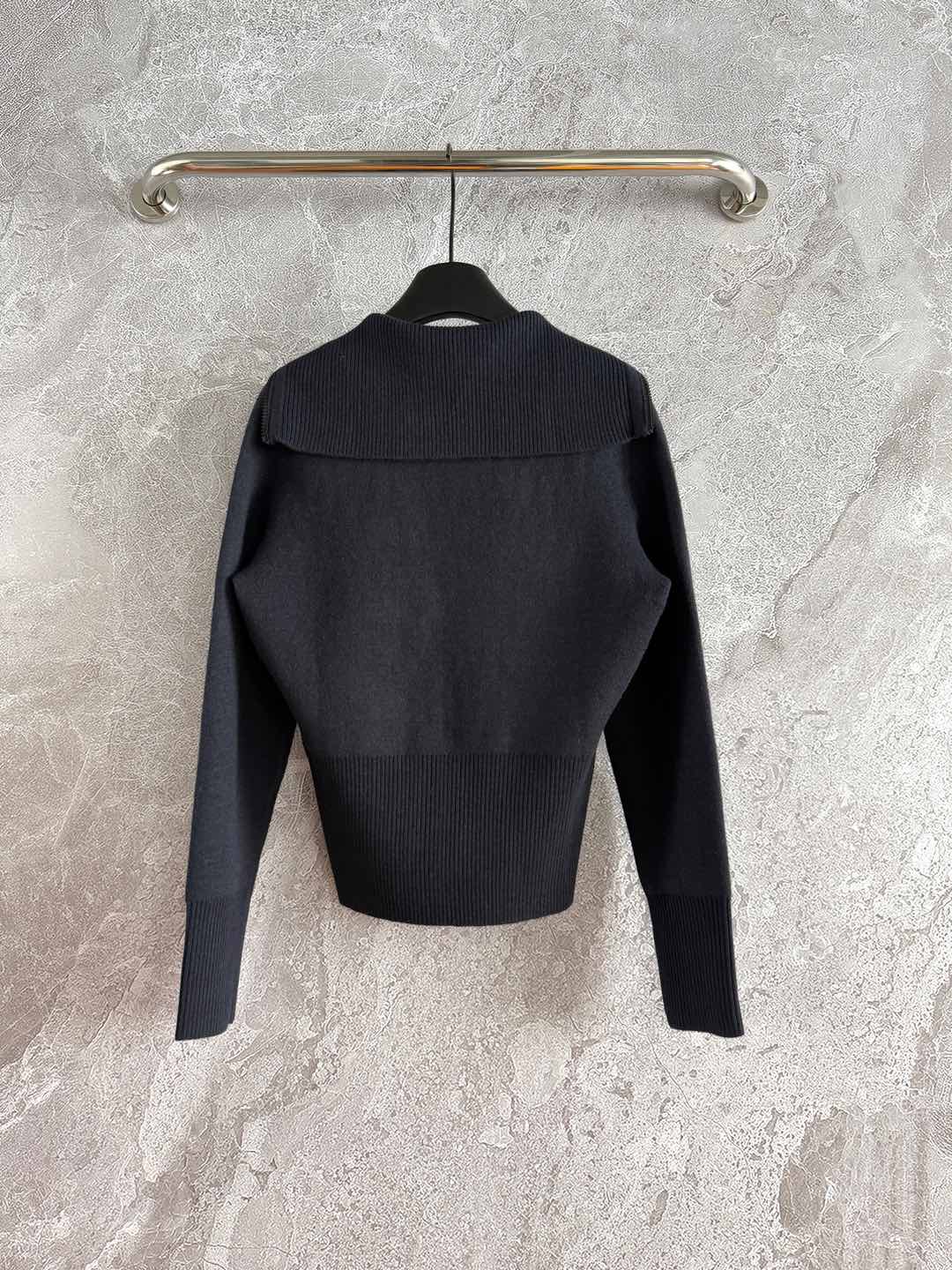 25fw double-faced cashmere knitted cardigan