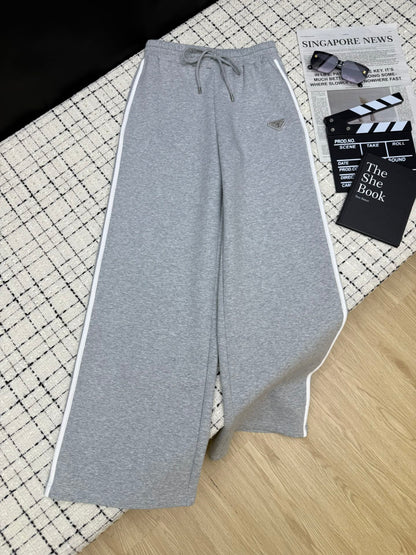 25fw new patchwork shirt with  straight pants suit