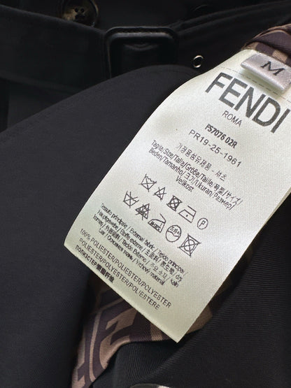 25fw new lapel belt windbreaker jacket