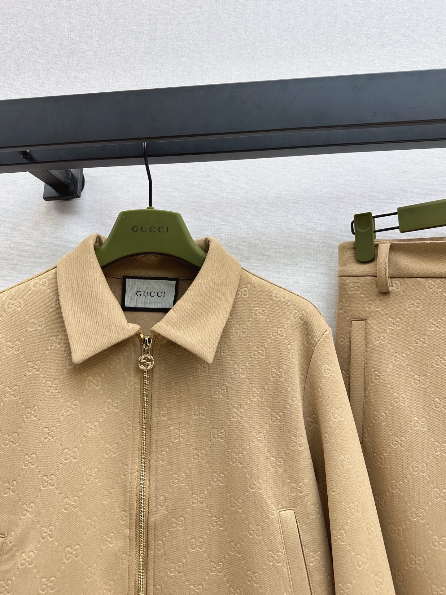 25fw new zipper jacket with trousers suit