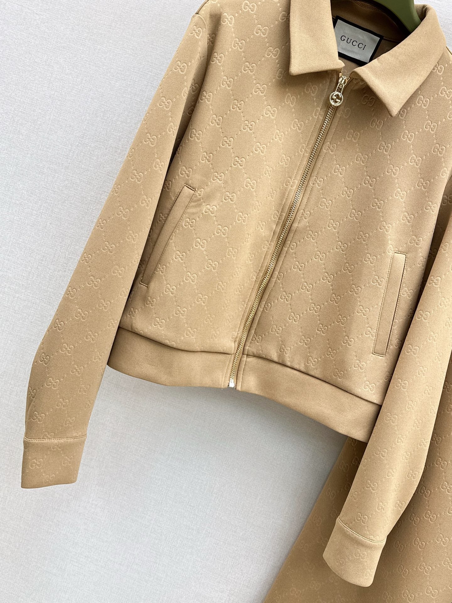 25fw new zipper jacket with trousers suit