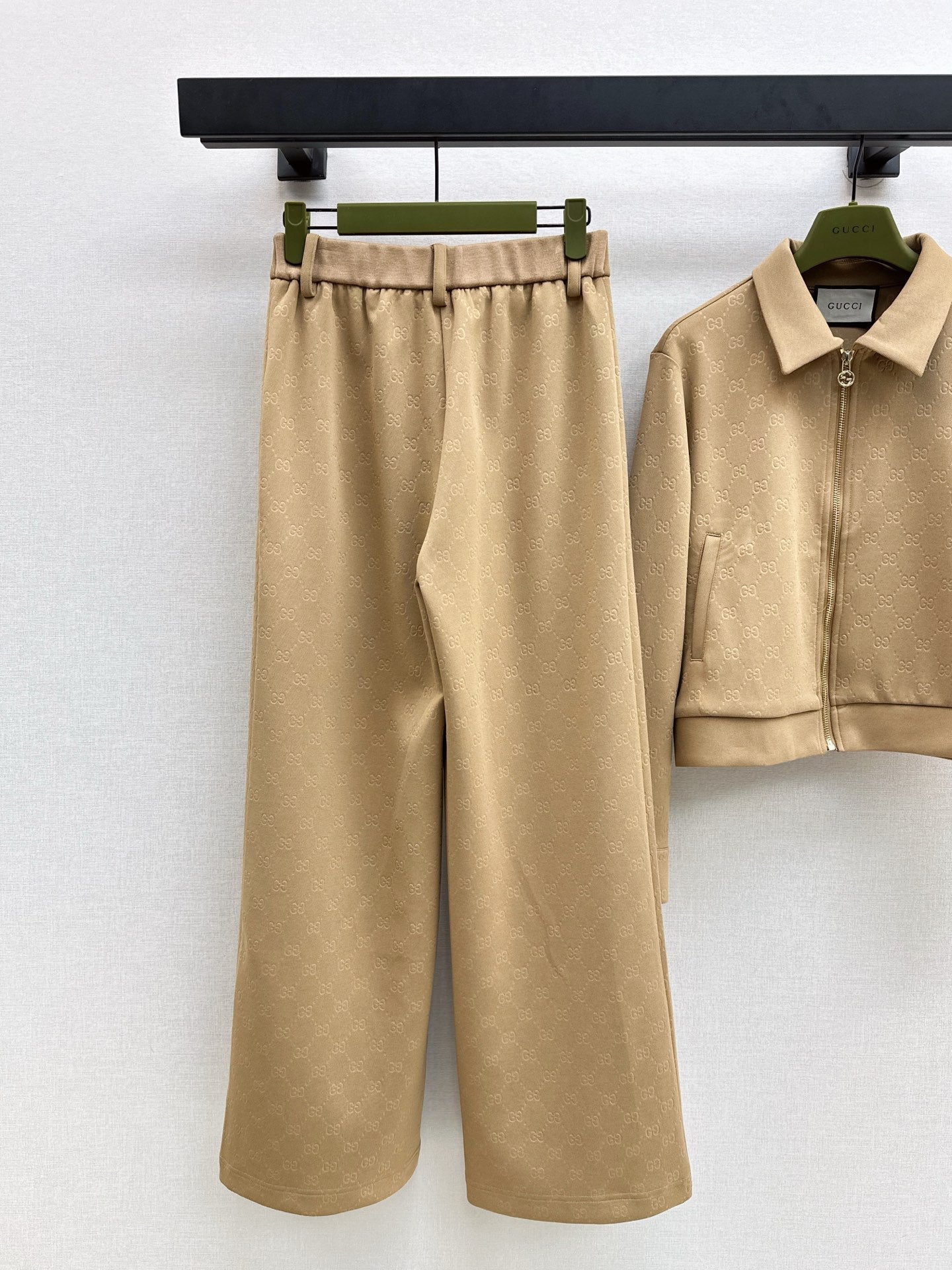 25fw new zipper jacket with trousers suit