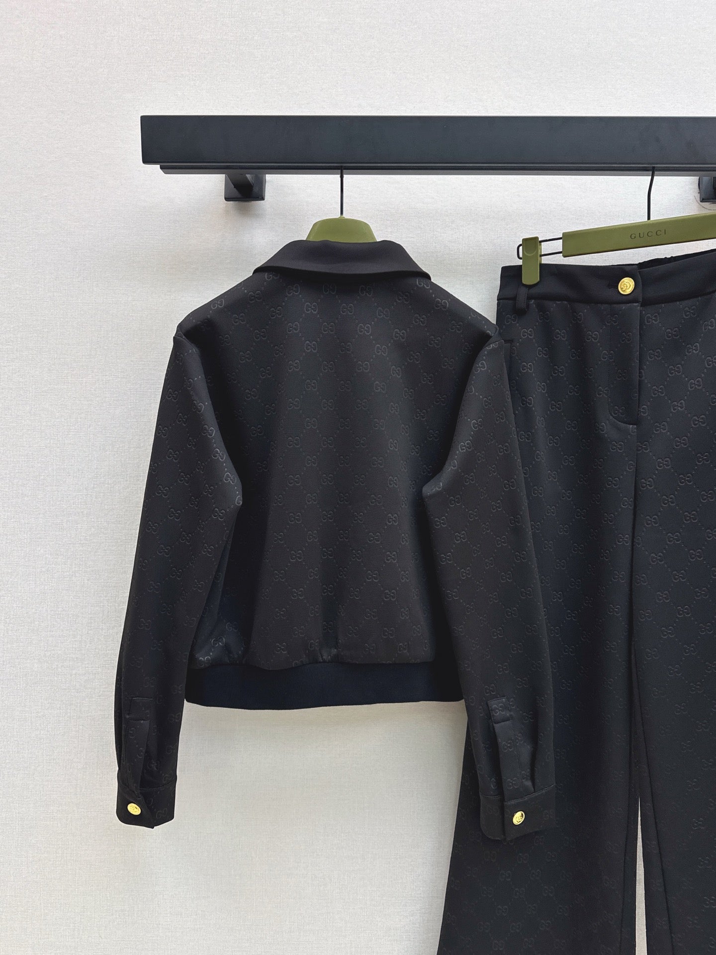 25fw new zipper jacket with trousers suit