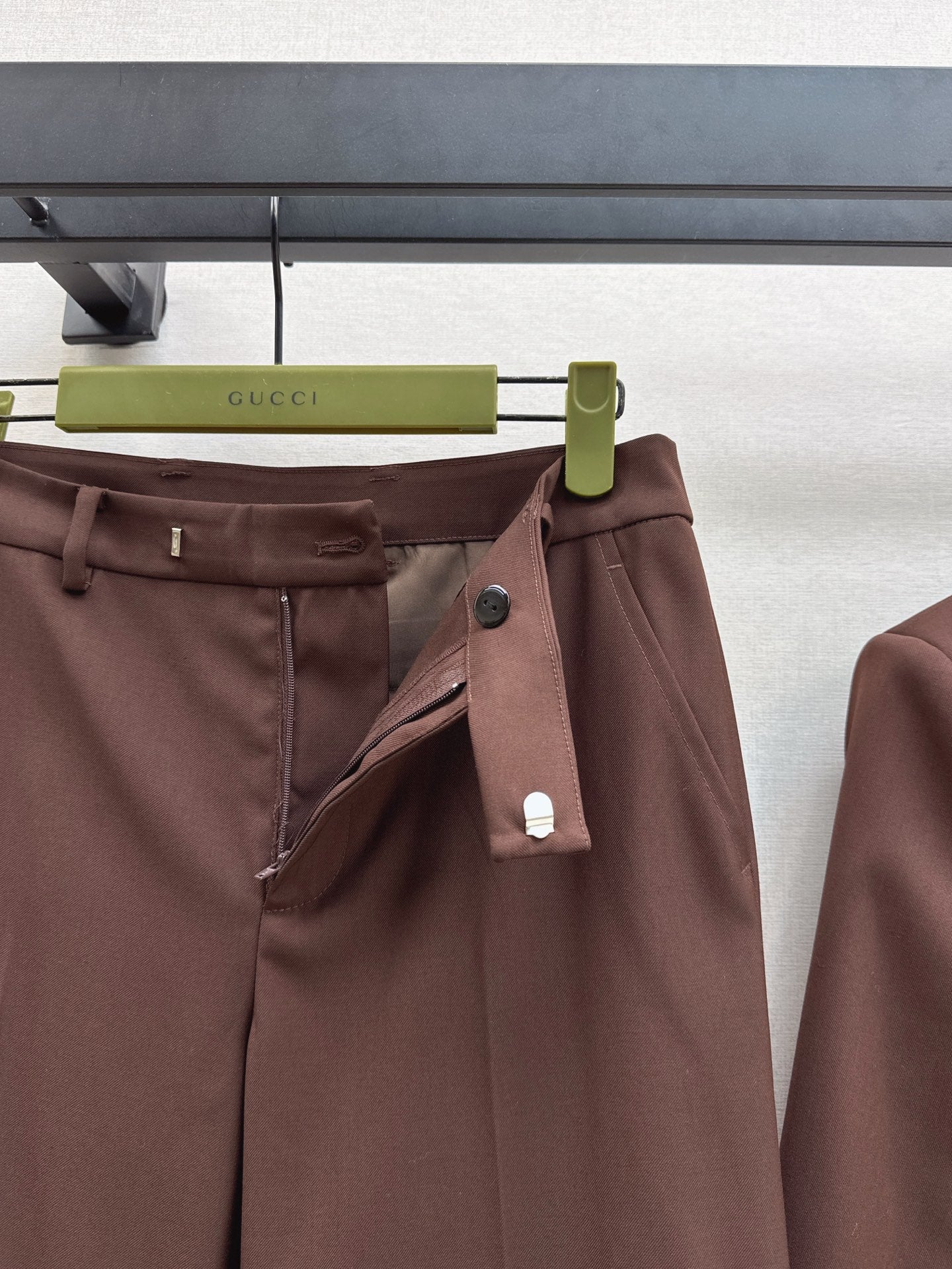 25fw new embroidered letter logo suit jacket + trousers set