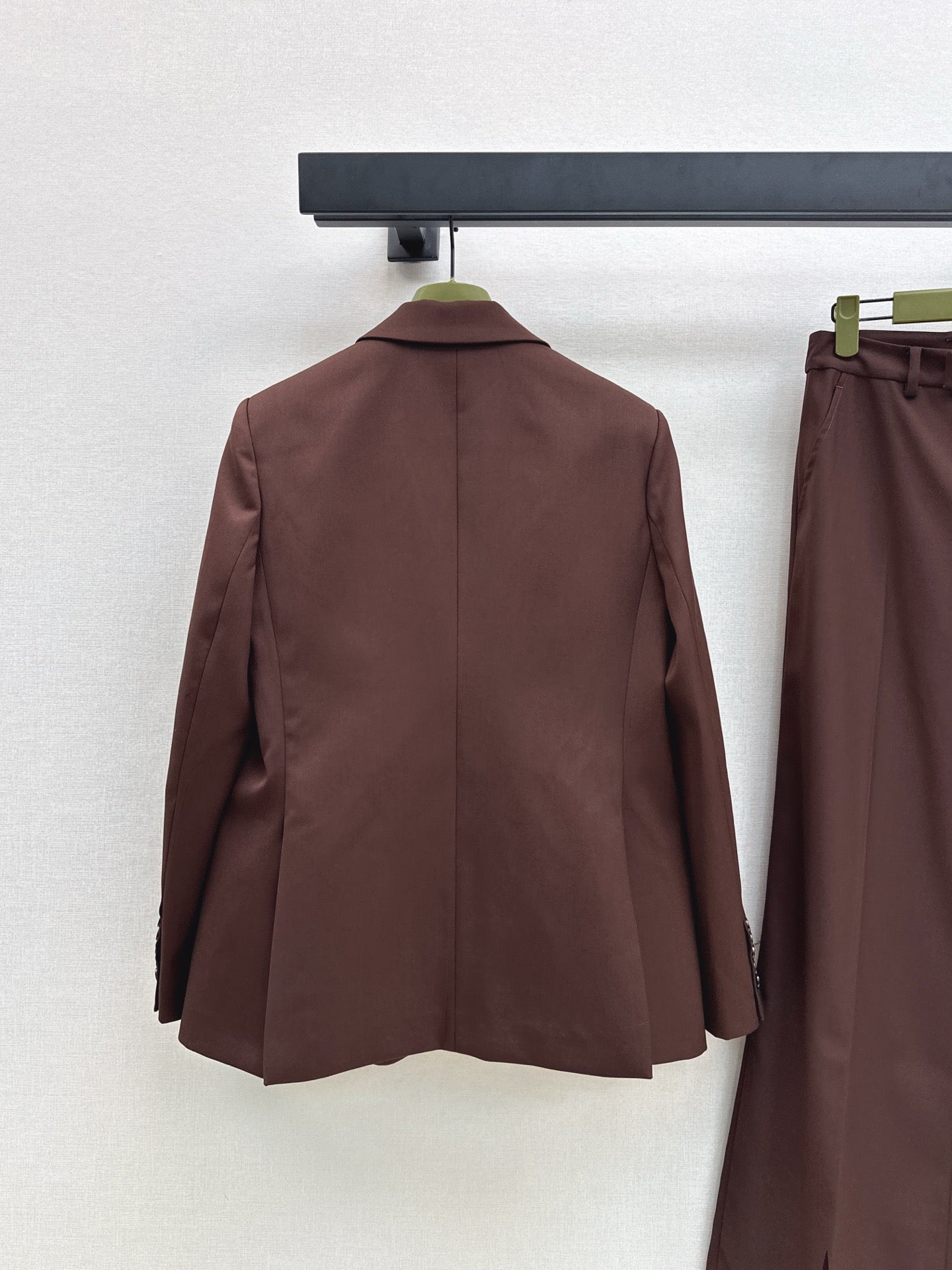 25fw new embroidered letter logo suit jacket + trousers set