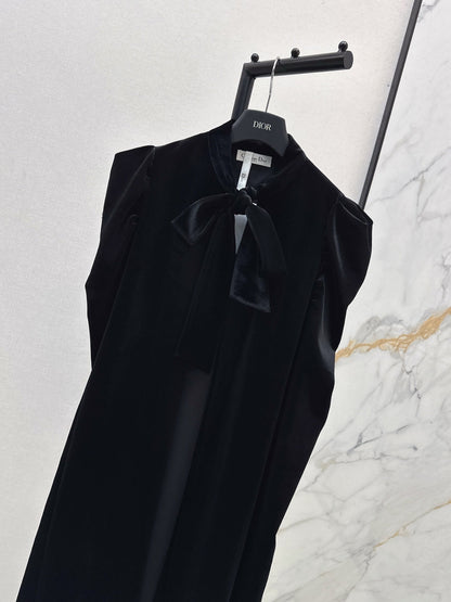 25fw new velvet ribbon cape jacket