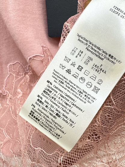 25 new lace lapel wool knitted polo