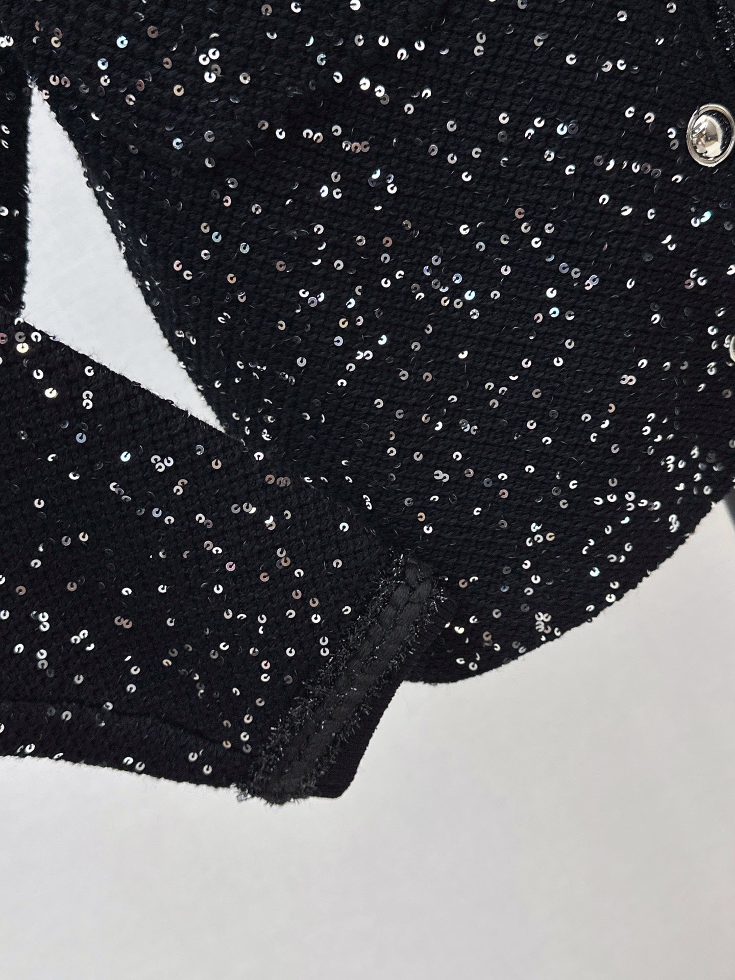 25fw new sequined short cardigan
