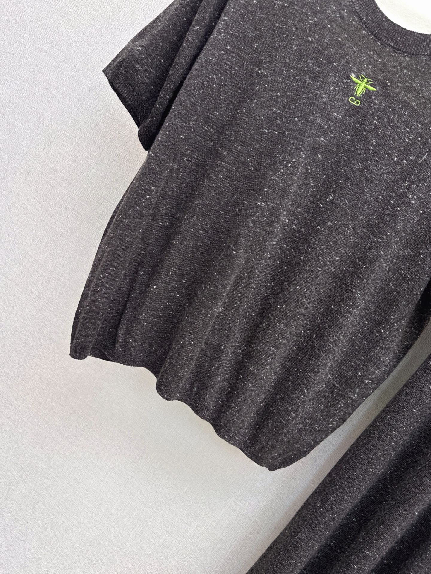 25fw new wool embroidered sweater with straight pants suit