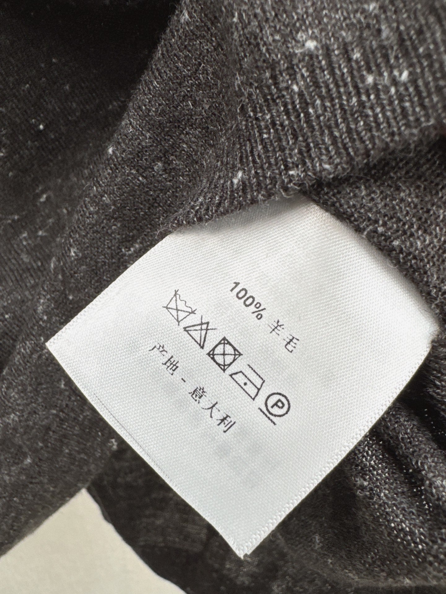 25fw new wool embroidered sweater with straight pants suit