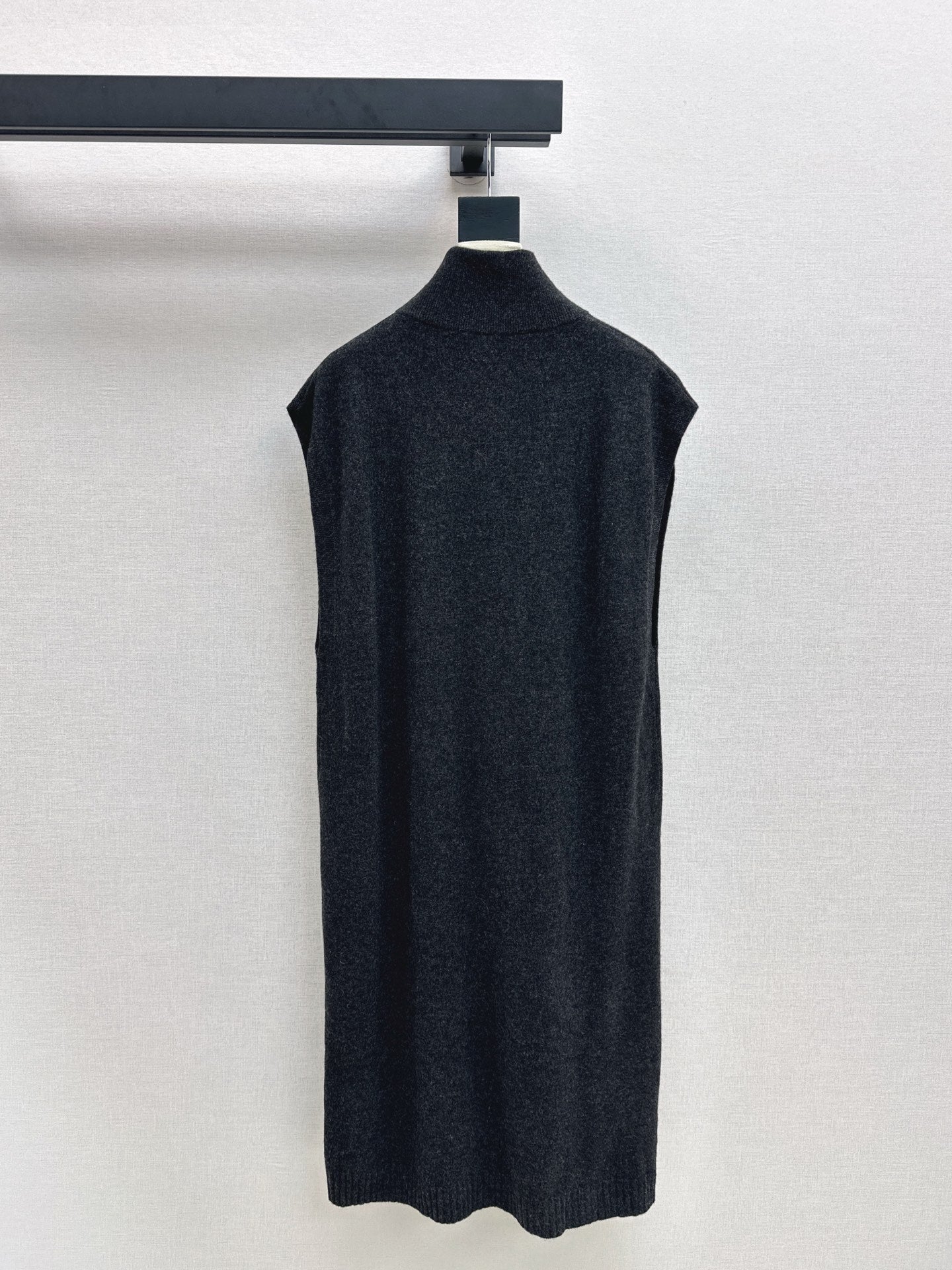 25fw new round neck wool dress