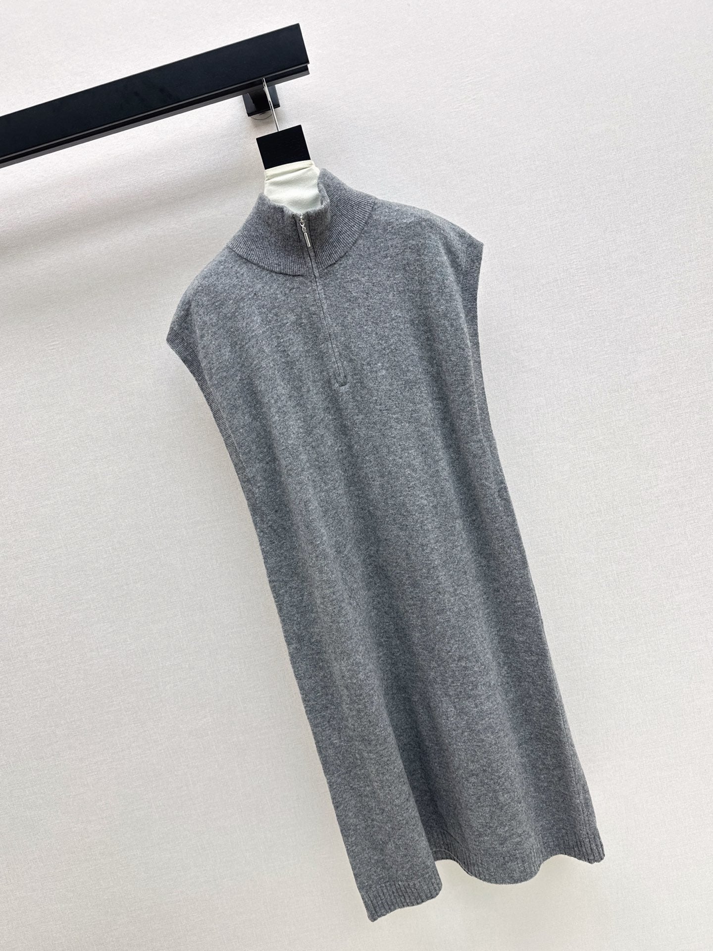 25fw new round neck wool dress