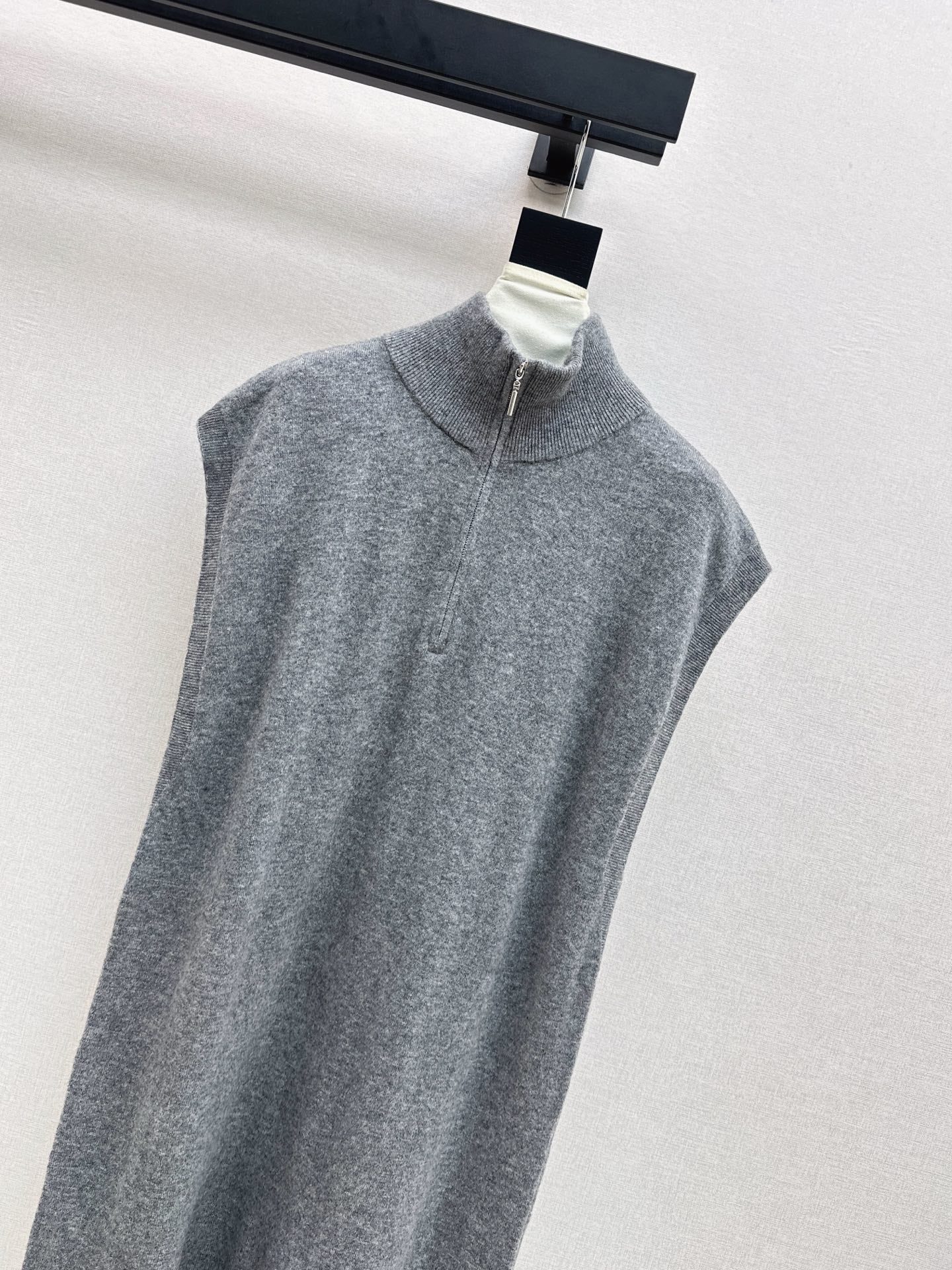 25fw new round neck wool dress