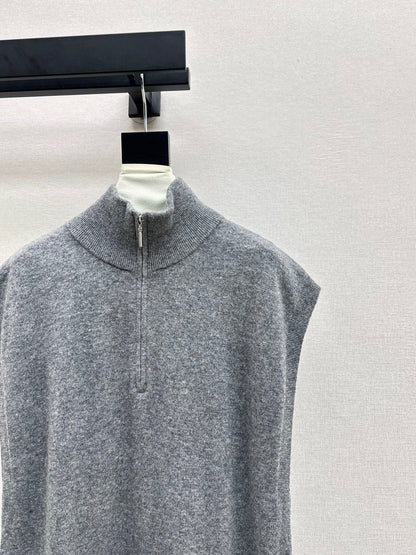 25fw new round neck wool dress