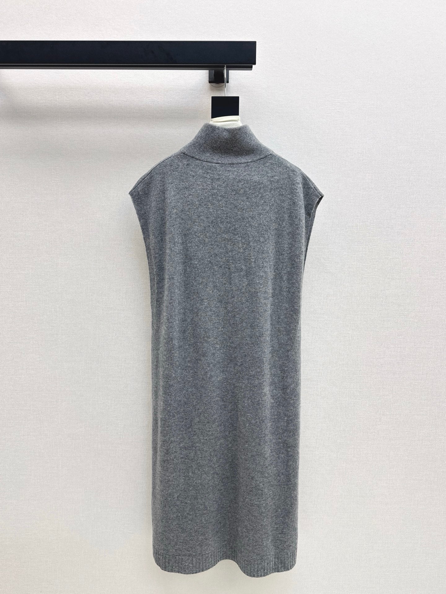 25fw new round neck wool dress