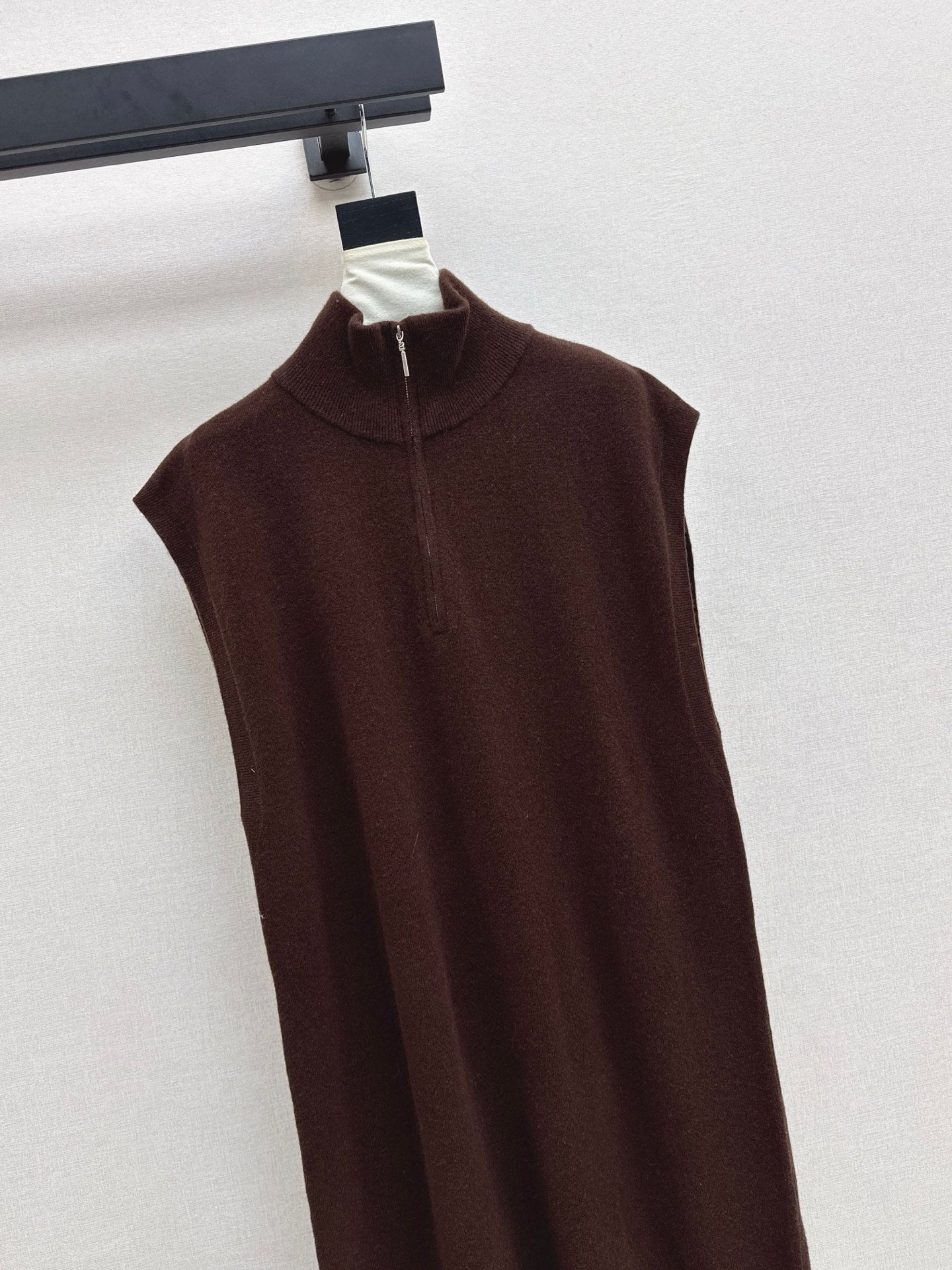 25fw new round neck wool dress
