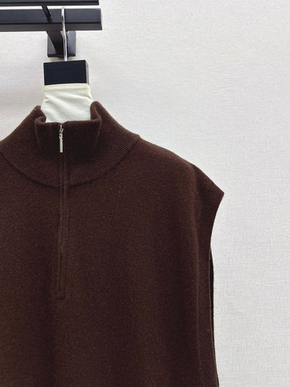 25fw new round neck wool dress