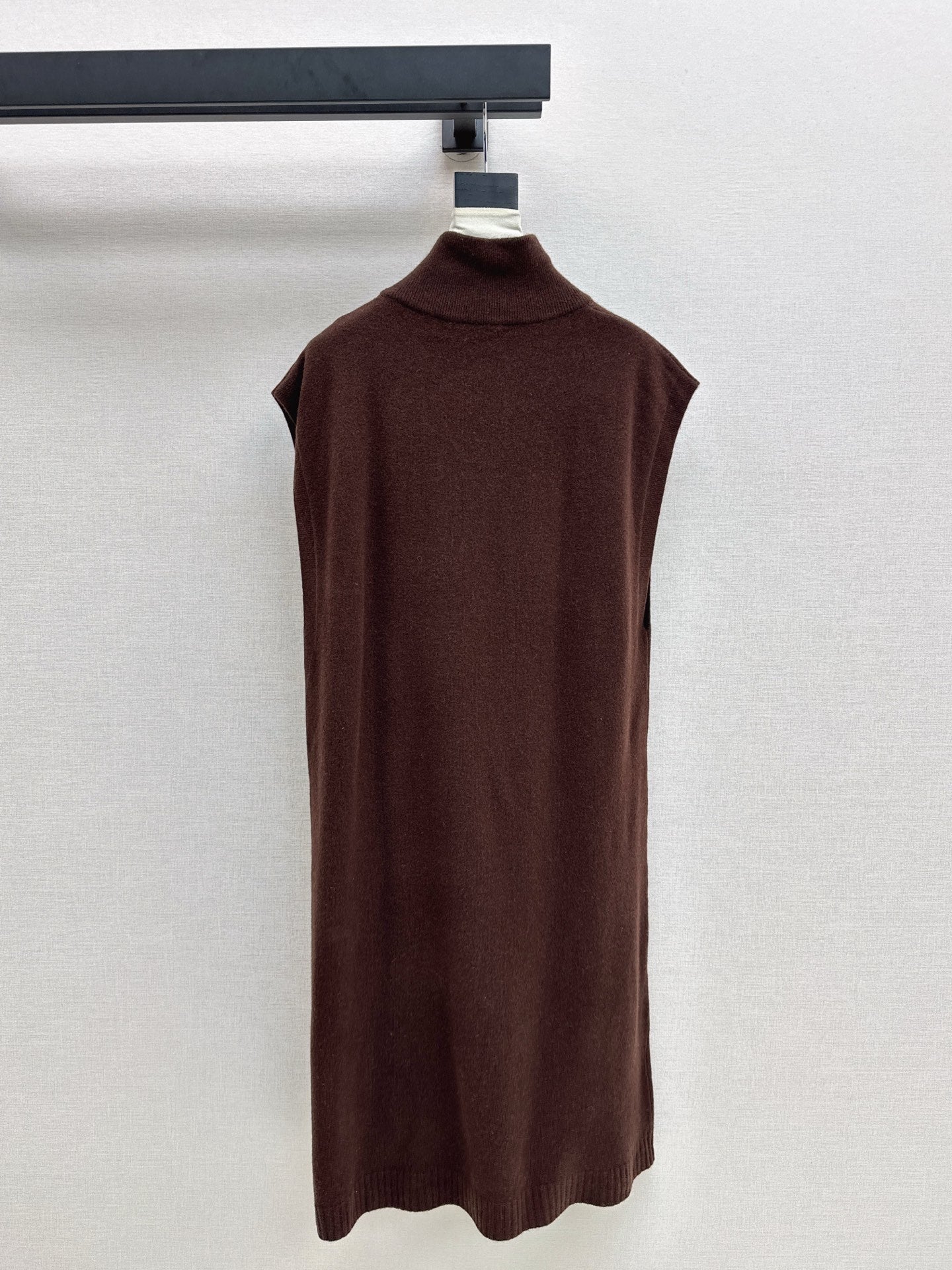 25fw new round neck wool dress