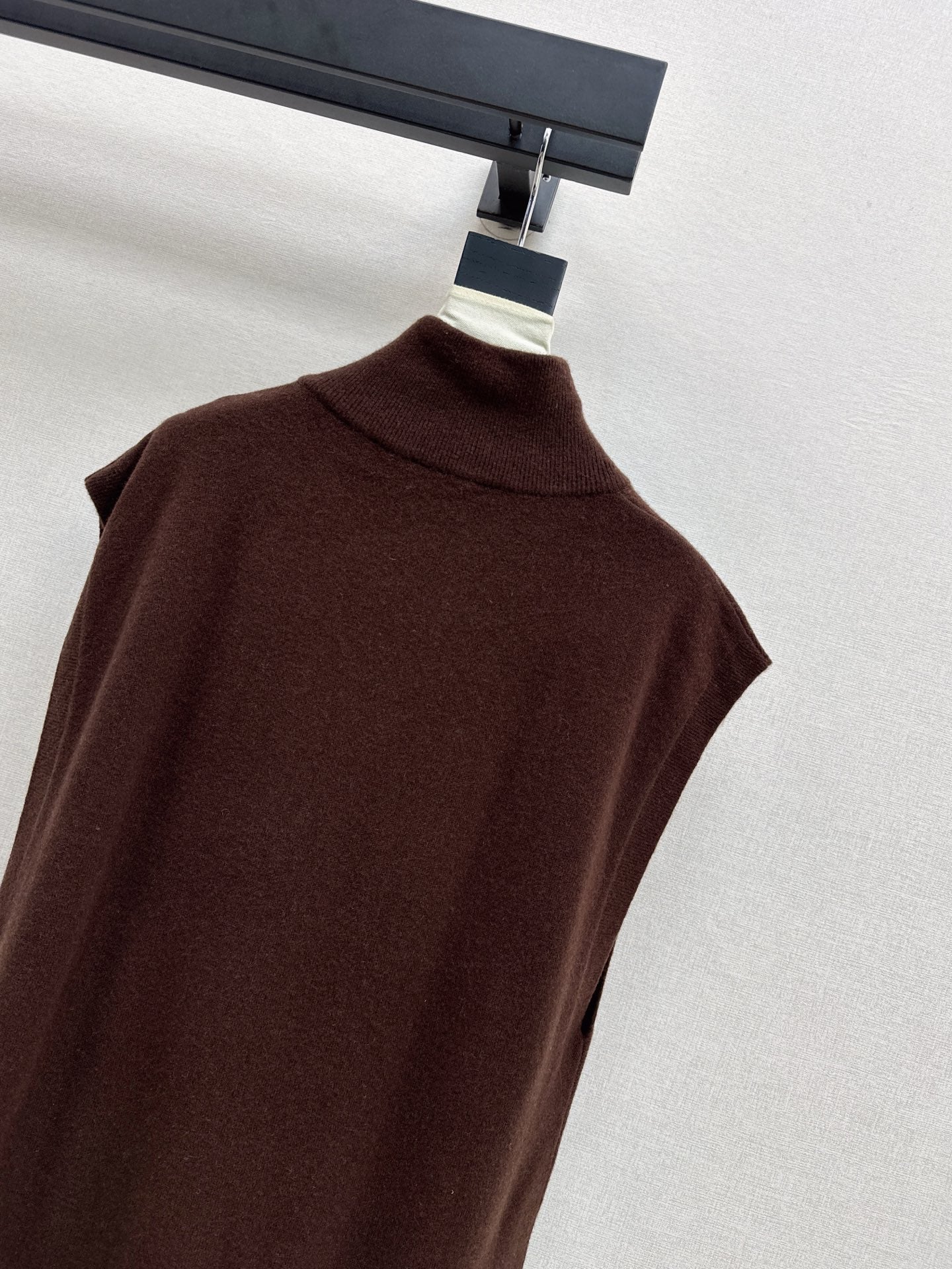 25fw new round neck wool dress