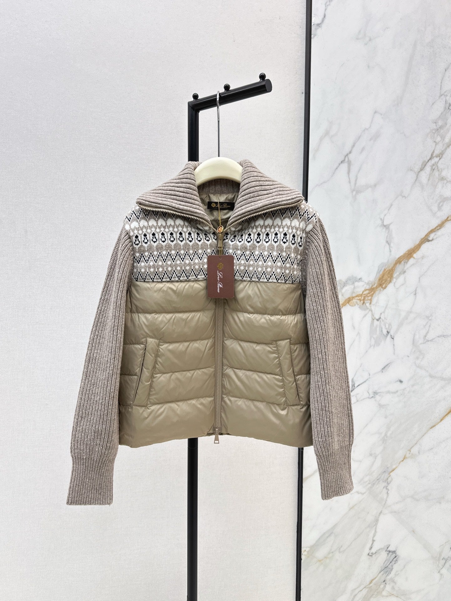 25fw new wool stitching down jacket
