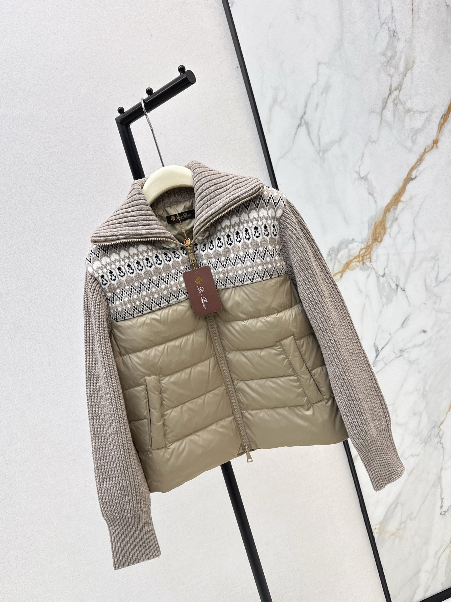 25fw new wool stitching down jacket