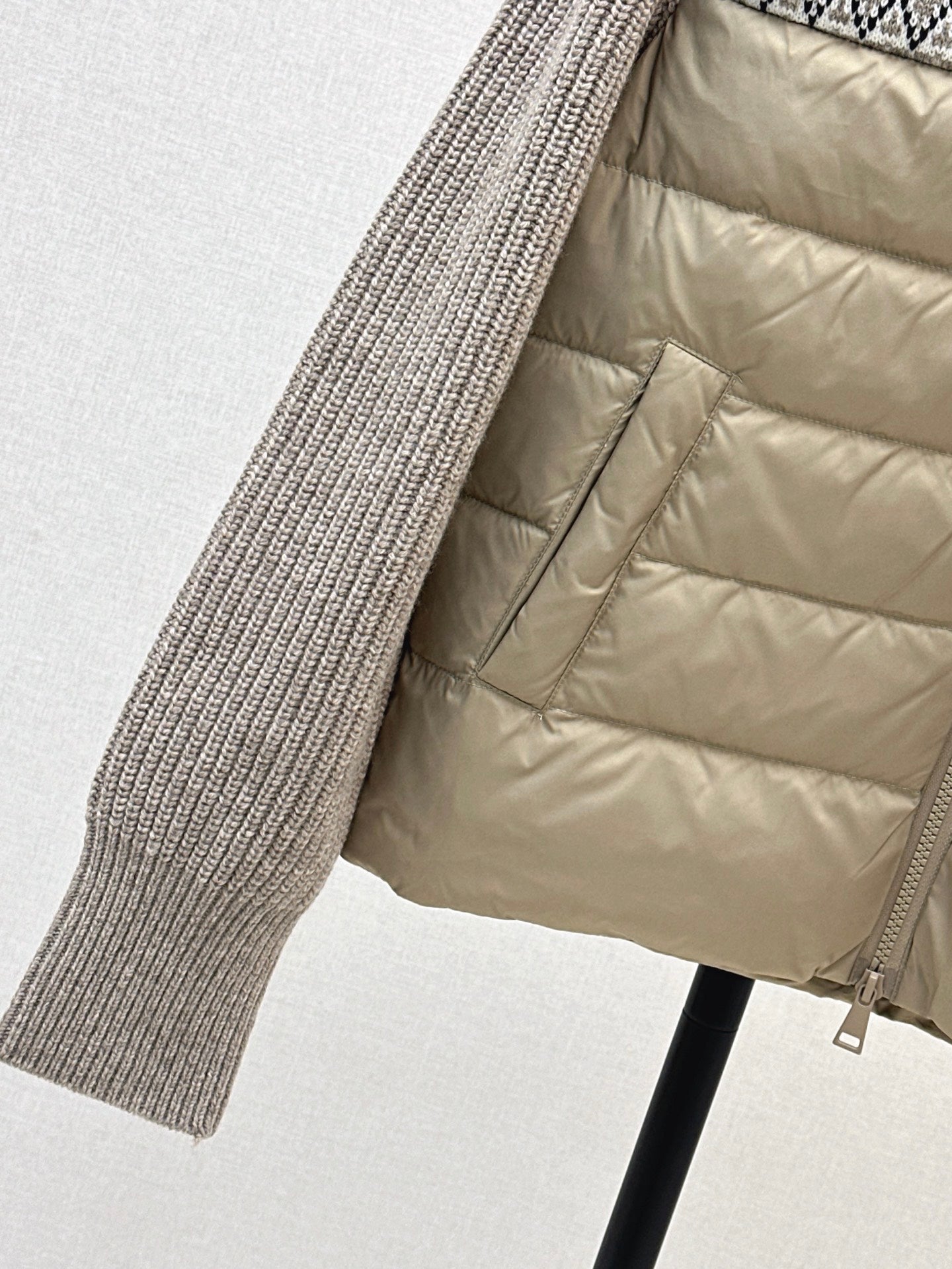 25fw new wool stitching down jacket