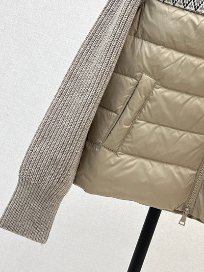 25fw new wool stitching down jacket