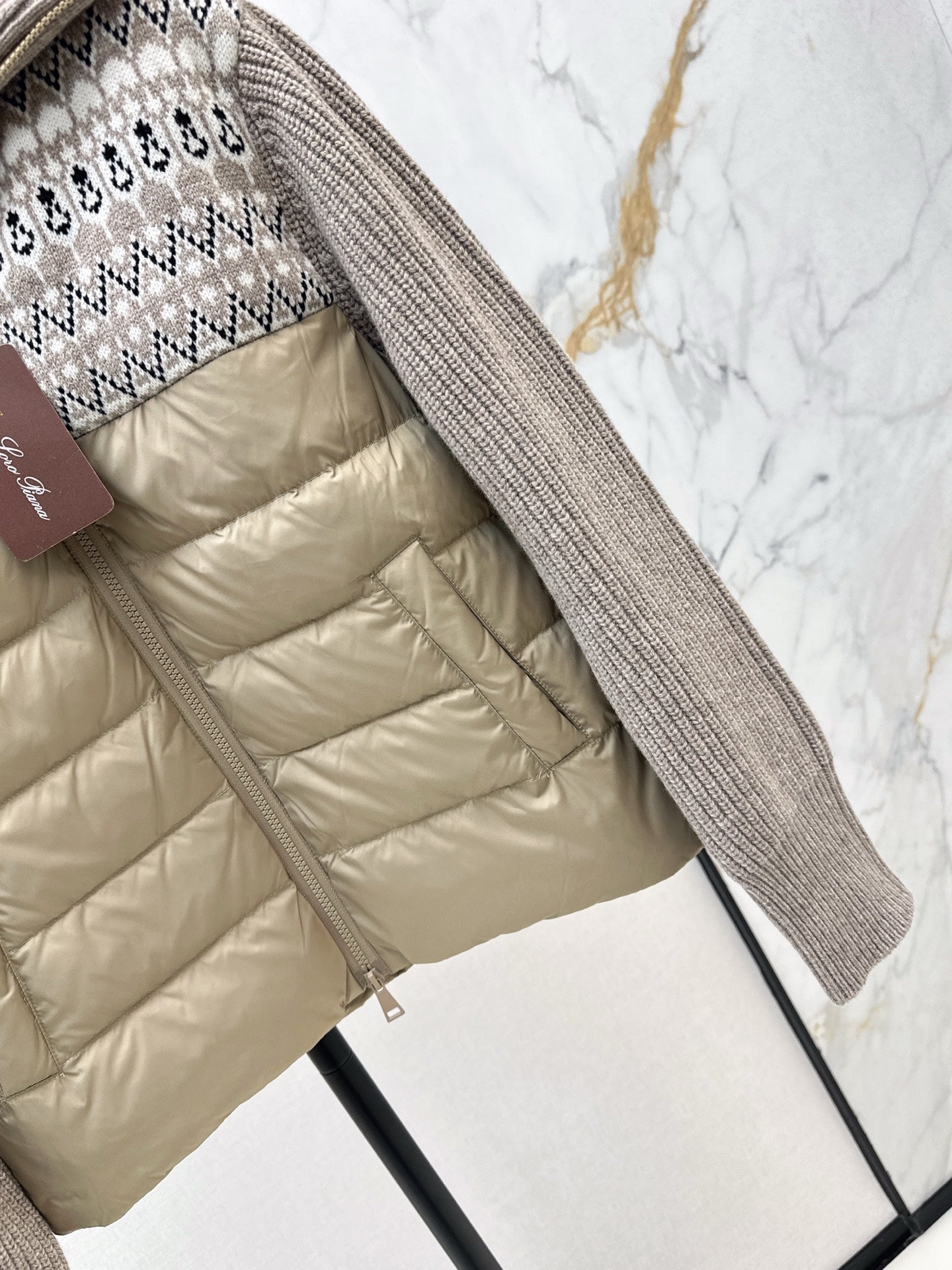 25fw new wool stitching down jacket