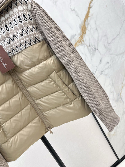 25fw new wool stitching down jacket