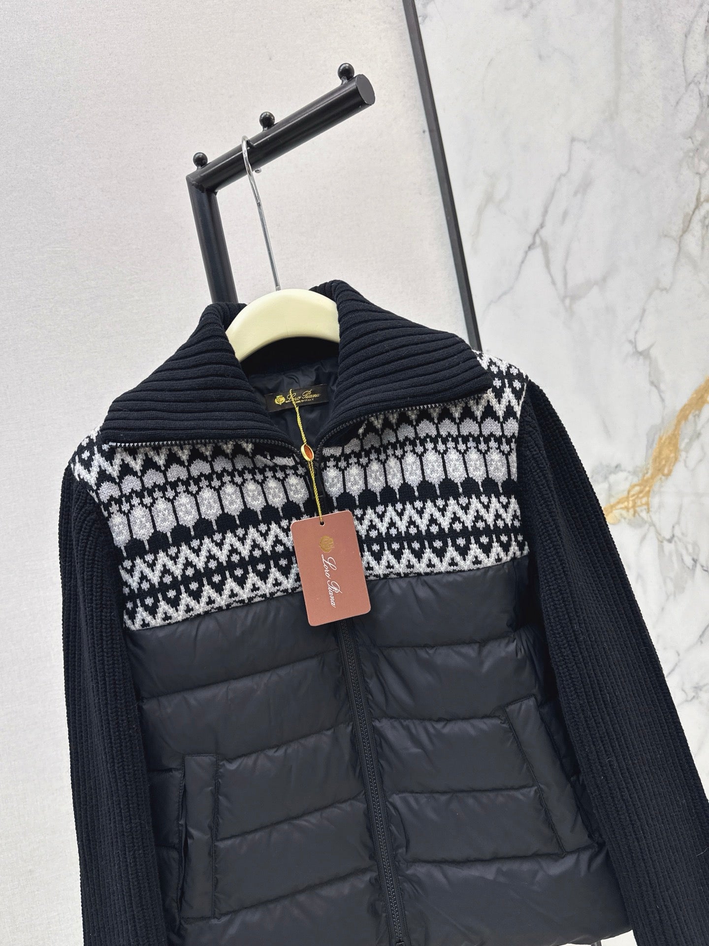 25fw new wool stitching down jacket