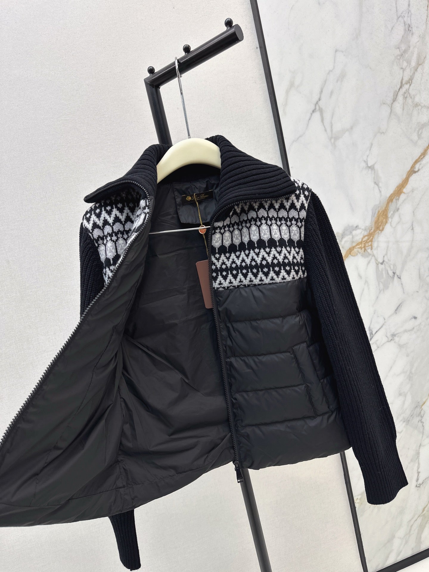 25fw new wool stitching down jacket