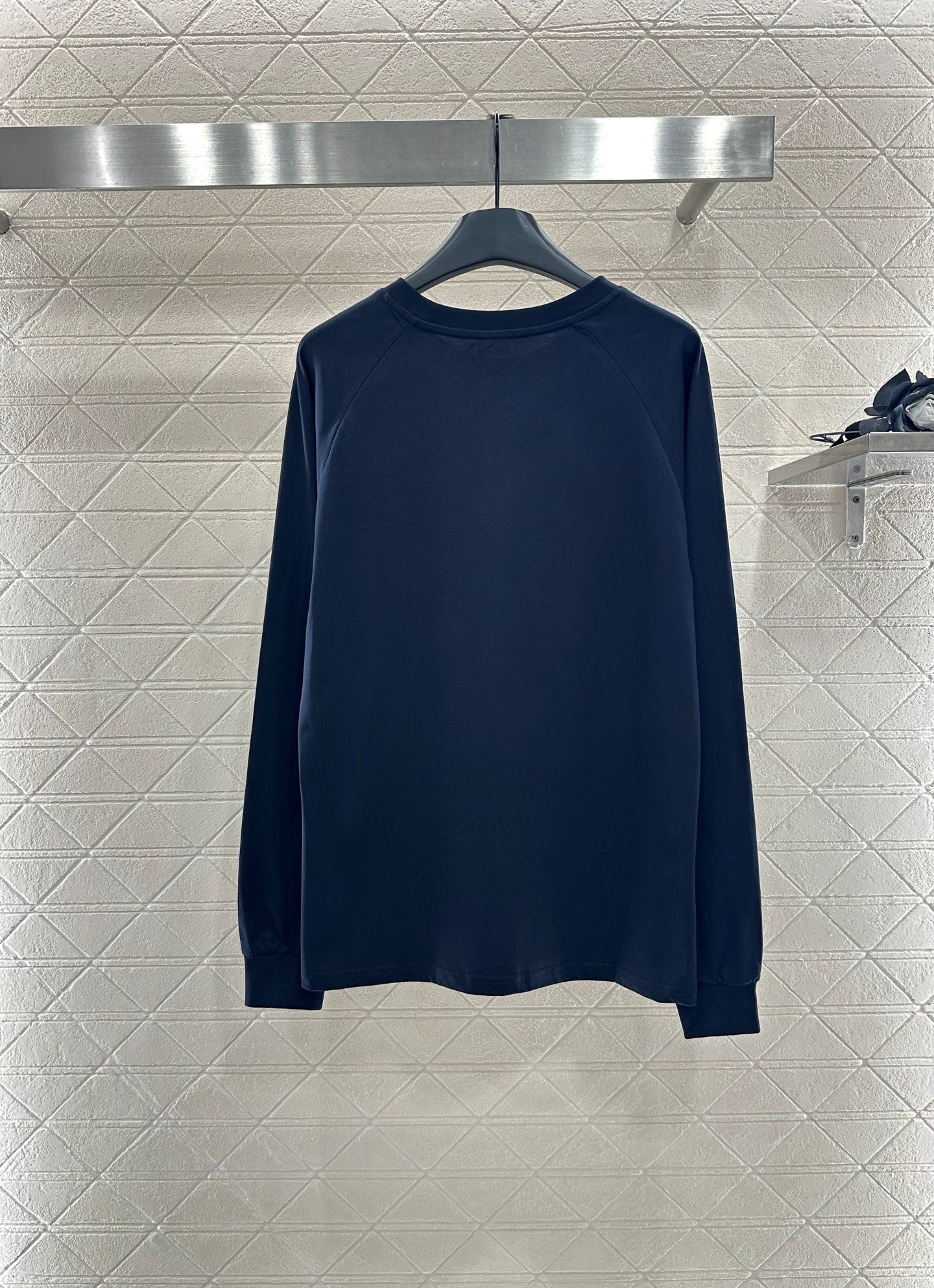 25fw new round neck contrast color long sleeve