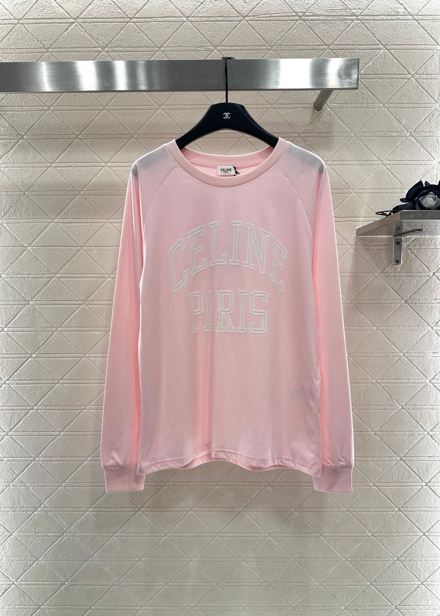 25fw new round neck contrast color long sleeve